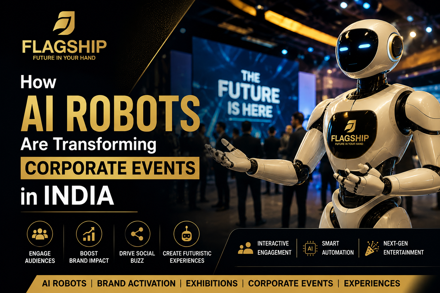 How AI Robots Are Transforming Corporate Events in India