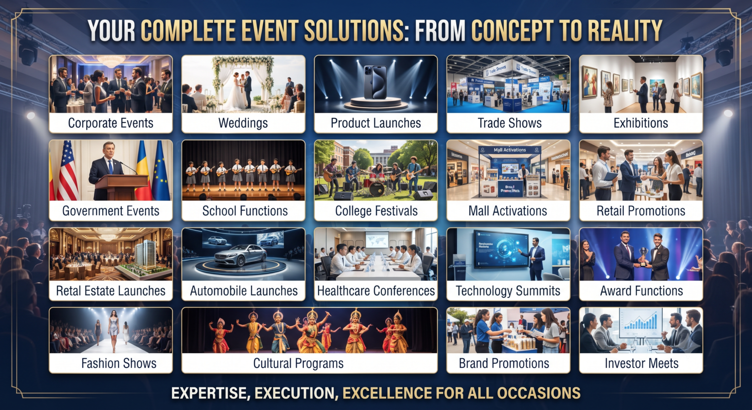 Events Where Humanoid Robots Can Be Used
