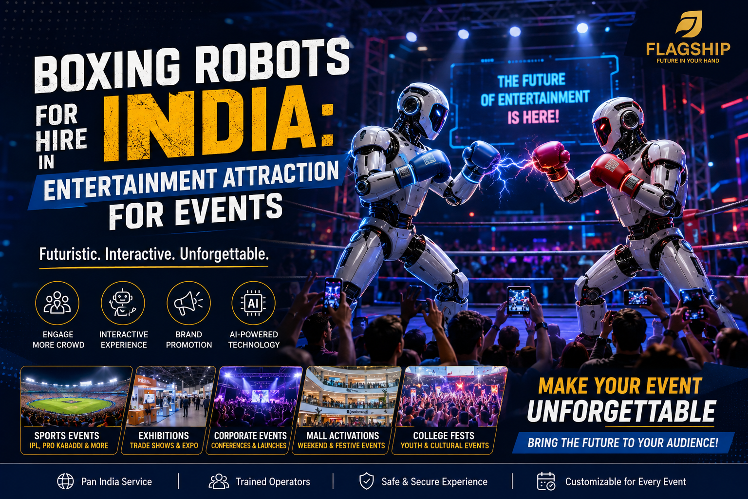 Boxing Robots for Hire in India: Entertainment Attraction for Events